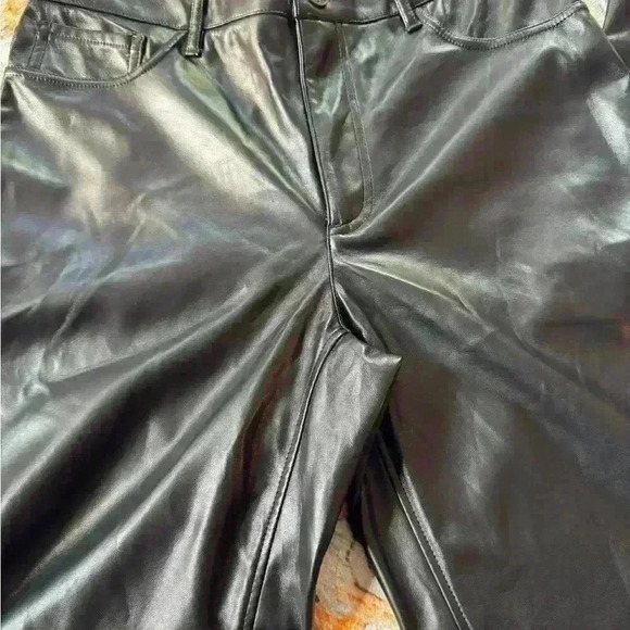 Joie Vegan Leather Pants Black Size 6 Limited Edition MSRP $148. NWT - Picture 2 of 7